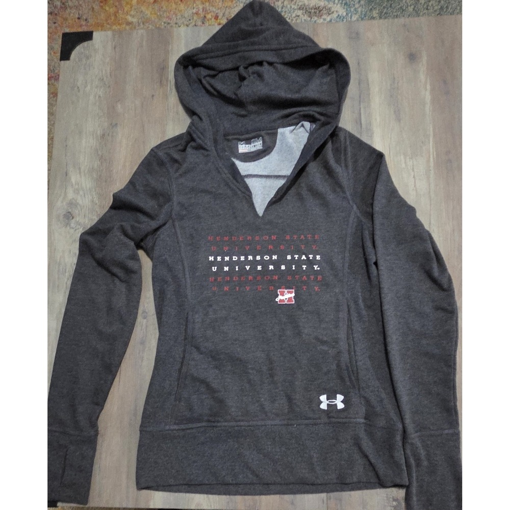 Under Armour Gray Henderson State University Arkansas Hoodie Women Adult S